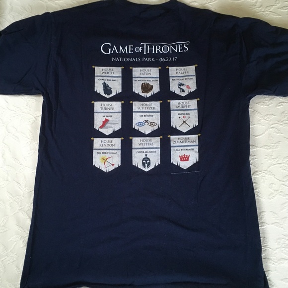Washington Nationals Game of Thrones T-shirt Men L - Picture 3 of 4